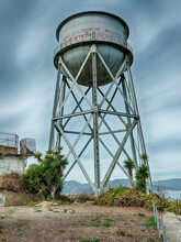The Water Tower Of Alcatraz Island