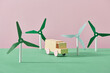© Marc Tran/Stocksy - Cars are parking at a wind farm