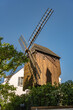 A moulin or windmill in Montmartre, in Paris, France.