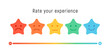 Smiley rate scale emotion emoji icon. Feedback rate survey emoticon satisfaction meter.