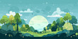 © Fernando - World Environment Day depicted in flat design