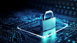 cyber security shield lock
