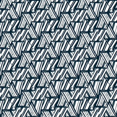 Wall Mural - background with striped triangles