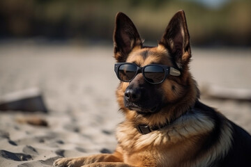 Poster - Dogs wearing sunglasses