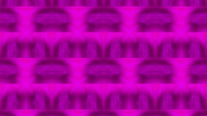 Poster - Blinking psychedelic kaleidoscopic shapes. Motion. Rows of trembling same figures.