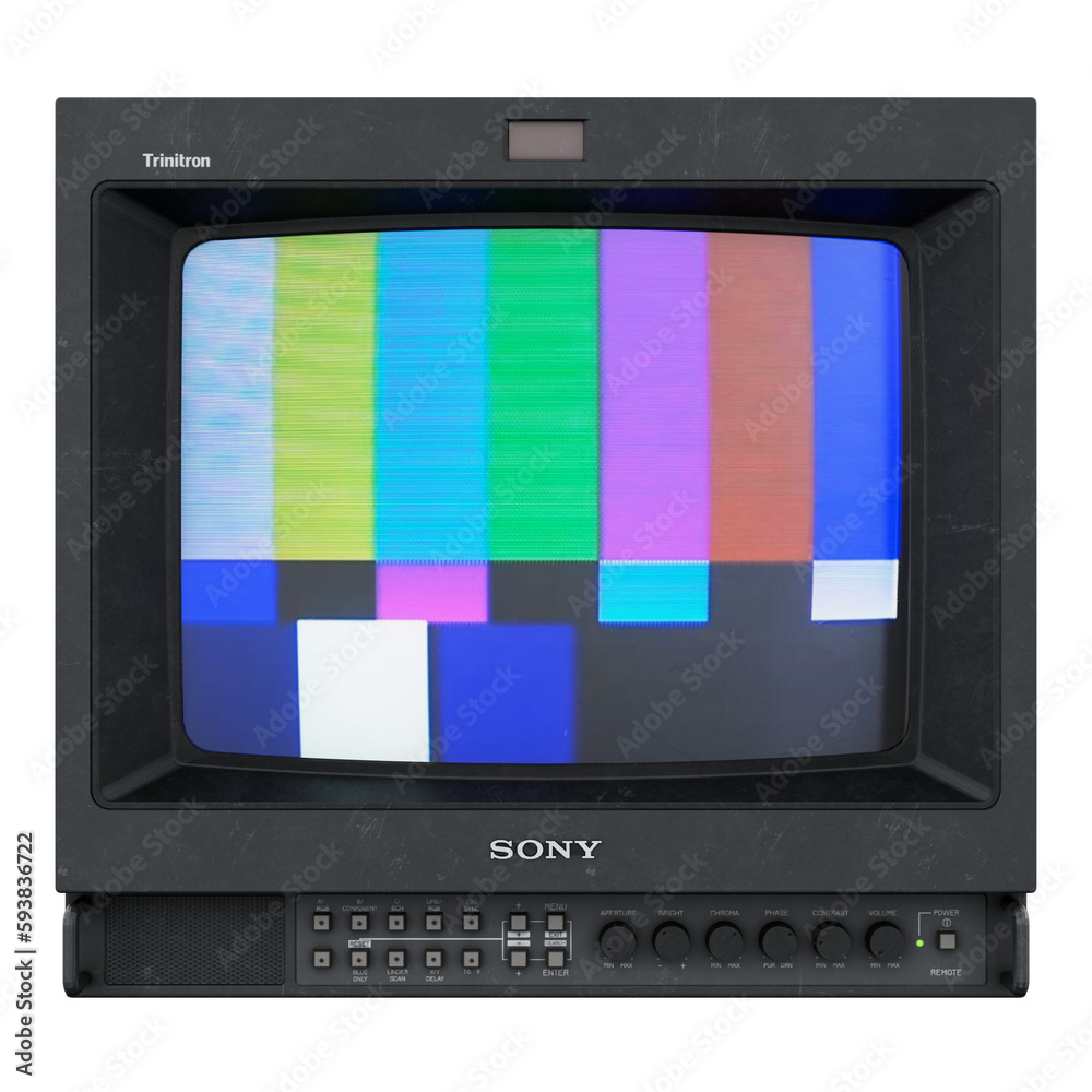 Zdjęcie bez tantiem: Sony PVM Trinitron CRT Monitor retro