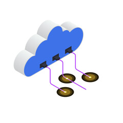 Sticker - Cloud Office Icon