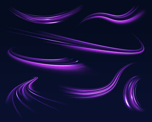 Leinwandbilder -  Dynamic cover or colourful layout for sport event. Beautiful glow light flare and spark. Red blue special effect, speed police line. 
