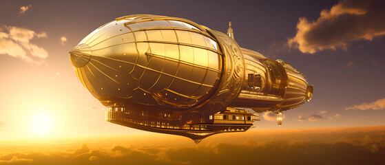 Wall Mural - spaceship, teardrop shaped mother of pearl textured, no external protrusions. 39 meters long. very s