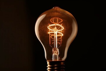 Poster - Edisson bulb. Generate Ai