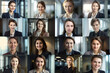 © Lumos sp - business meeting businesswoman woman office face portrait entrepreneur collection collage set headshot head head shot, created using generative AI technology