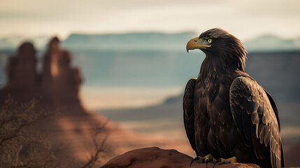 Wall Mural - eagle in the sky