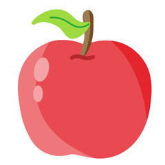 Wall Mural - red apple vector illustration