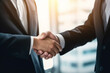 business Handshake or handshake of two business partners or applicants - subject business partner, contact or application - Generative AI