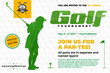 Poster or invitation card template to golf tournament