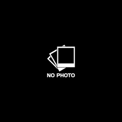 Poster - No photography sign icon isolated on dark background