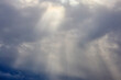 © czamfir - background with sun rays among the clouds
