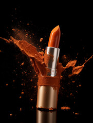 Wall Mural - orange lipstick