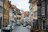 Fototapeta Na drzwi - Germany- Baden-Wurttemberg- Ravensburg- street view with houses