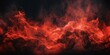 © Snapshooter - Black fiery red abstract background. Fire background with space for design, banner. Flame and smoke. Armageddon, apocalypse, spooky, halloween, inferno, hell, evil concept. Generative AI