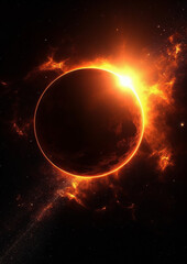 Wall Mural - Space Wallpaper (AI generated)