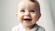 © bedya - Portrait of happy cute baby, generative ai.