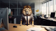 Ein Löwe als Chef KI