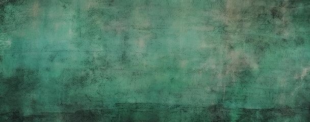  A vintage grungy green background texture - Generative AI