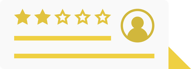 Poster - Unsatisfied customer comment comment semi flat color raster object. Full sized item on white. Writing complaint on social media simple cartoon style illustration for web graphic design and animation