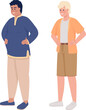 © The img - Joyful young men semi flat color raster characters set. Full body people on white. Racial diversity simple cartoon style illustration for web graphic design and animation pack