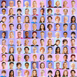 © Robert Kneschke - Collage aus Portraits von Kindern und Erwachsenen