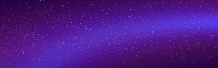 Wall Mural - milky way. beautiful starry outer space. wide cosmos texture with realistic stars. northern lights w
