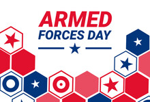 Beautiful Abstract Poster For Armed Forces Day With Nice And Creative Design Illustration. Celebrating Armed Forces Day