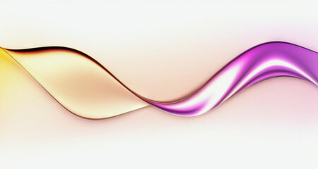 Wall Mural - Solid Colored Wave Abstract