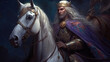 Jesus King of Kings on His Horse
