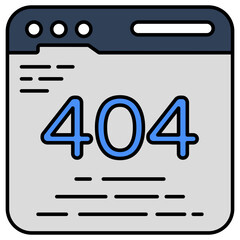 a creative design vector of error 404