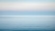 Minimalist ocean horizon in serene blue tones