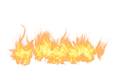 Wall Mural - png, fire and blaze isolated on a transparent background for an illustration of a hot, burning blaze