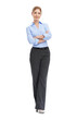 © Suresh/peopleimages.com - Portrait, confidence and arms crossed with a woman employee isolated on a transparent background. Mindset, mission or professional and an attractive young business female standing on PNG with vision