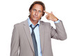 Portrait, hand gun or businessman pointing to head for a stupid mistake, job ideas or bad mental health. Crazy stress, depression or tired employee thinking isolated on transparent png background