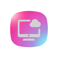 Sticker - Cloud Computing - Pictogram (icon) 