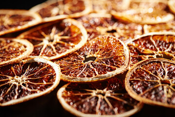 Sticker - Sliced Dried Oranges, Dried Fruits