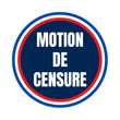 Symbole motion de censure en France