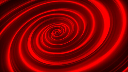 Poster - The whirlpool. Metallic silk water spiral. Concentric optical Illusion. Abstract point digital wave of particles. The whirlpool. Liquid vortex. Seamless loop. 3D rendering.