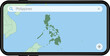 Searching map of Philippines in Cell phone.