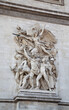 Paris, dettail of the Arc de Triomphe.