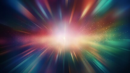 Aufkleber - Cosmic Rays Texture Background. Generative ai