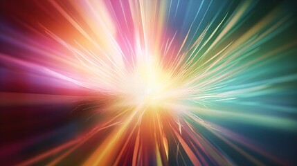 Aufkleber - Cosmic Rays Texture Background. Generative ai