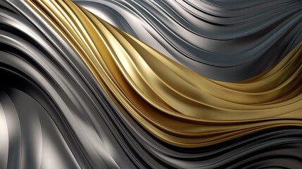 Poster - The texture of black and white marble for a pattern of packaging in a modern style. Beautiful drawing with the divorces and wavy lines in gray tones for wallpapers and screensaver. Generative ai