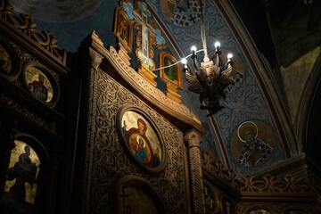 Interior of an old church